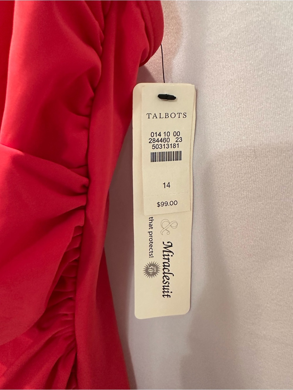 Talbots MIRACLESUIT pink swimwear - Picture 2 of 3